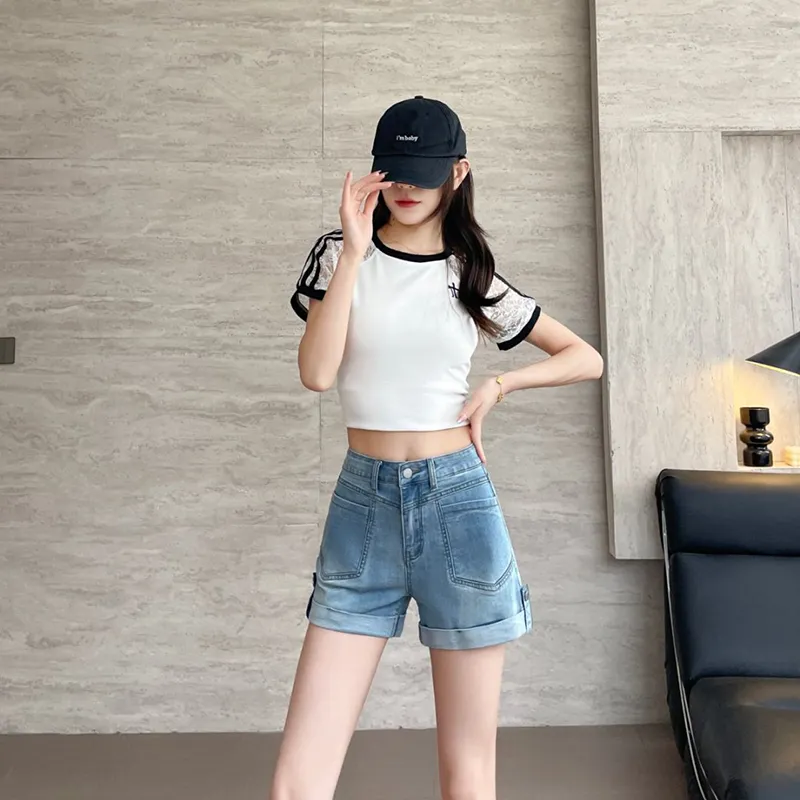Garbege Denim Shorts Women's-2