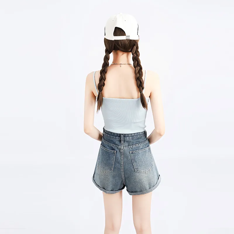 Garbege Denim Hot Pants Women's-2