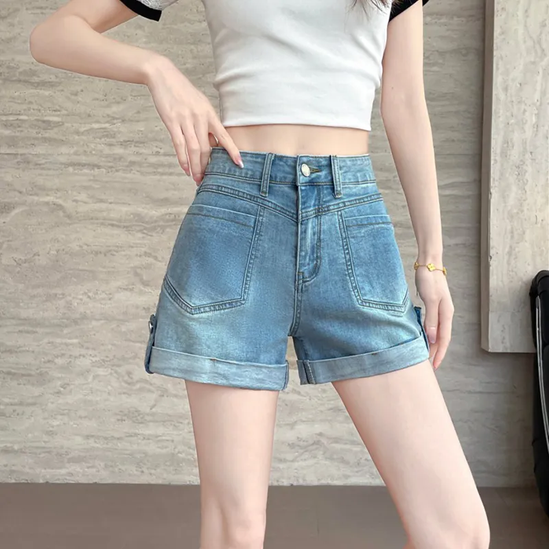 Garbege Denim Shorts Women's-5
