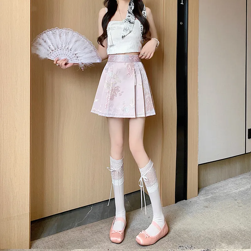 Garbege Casual Short Skirts Women's-3