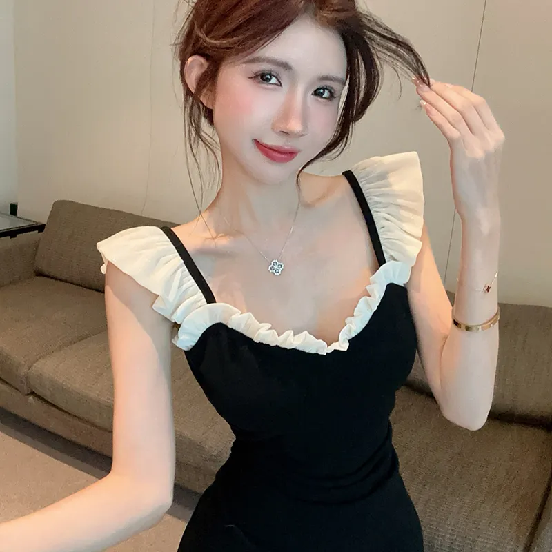 Garbege Short Sleeved Dress Women's-4