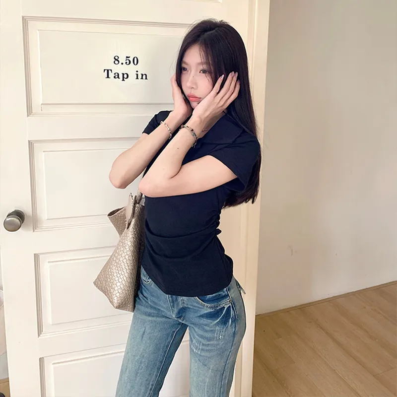 Garbege Set in Sleeve T Shirt Women's-16
