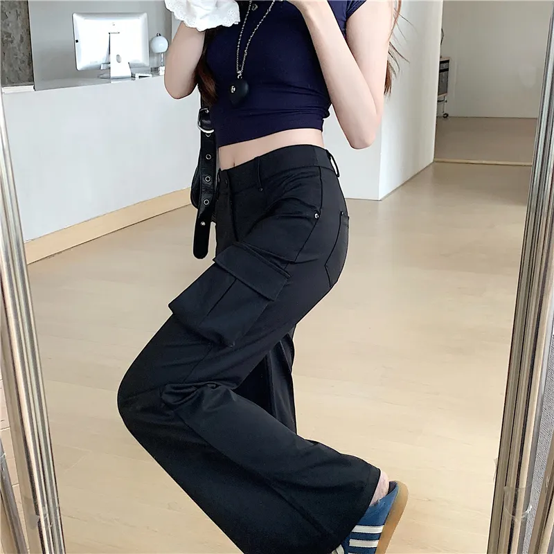 Garbege Casual Pants Women's-11