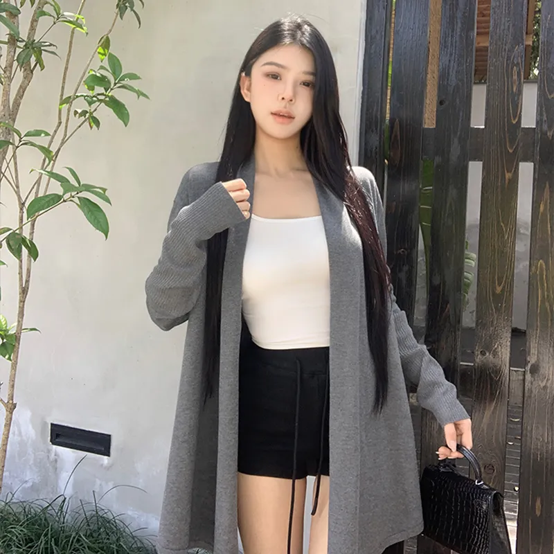 Garbege Cropped Coats Women's-4