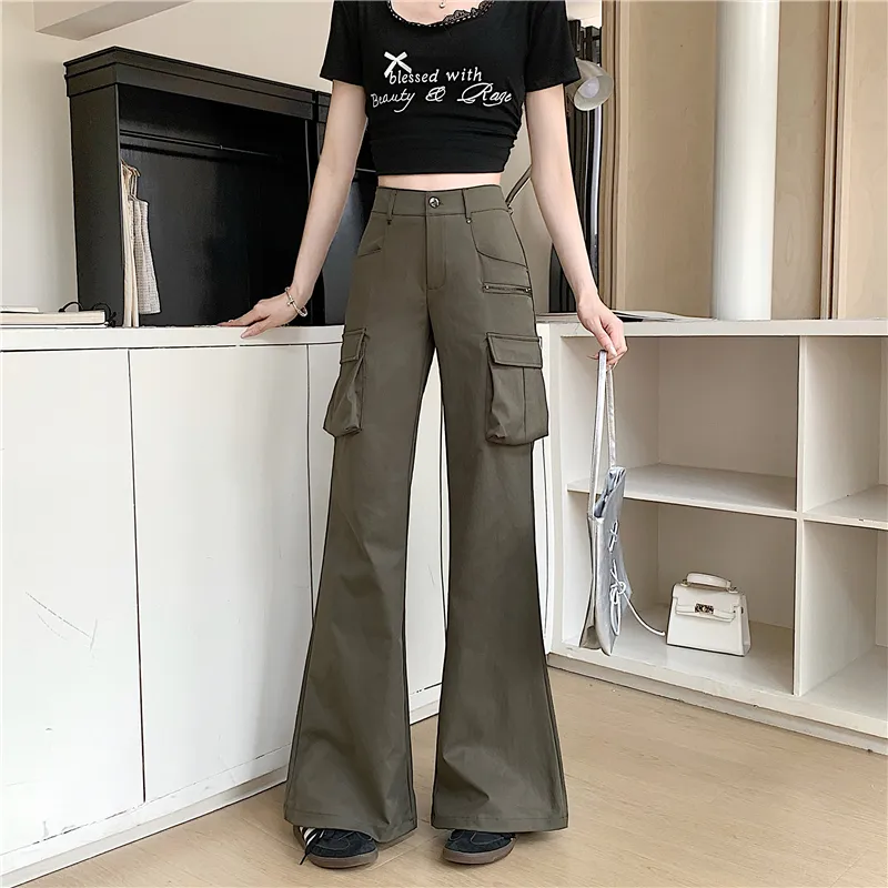 Garbege Casual Pants Women's-4