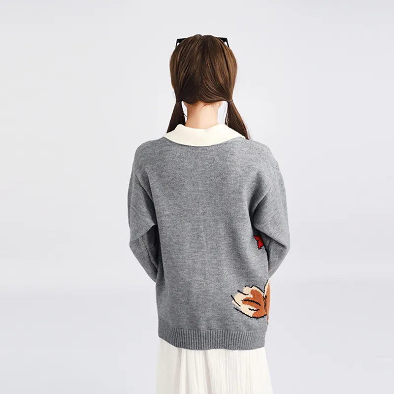 Garbege Knitwear Women's Gray-2