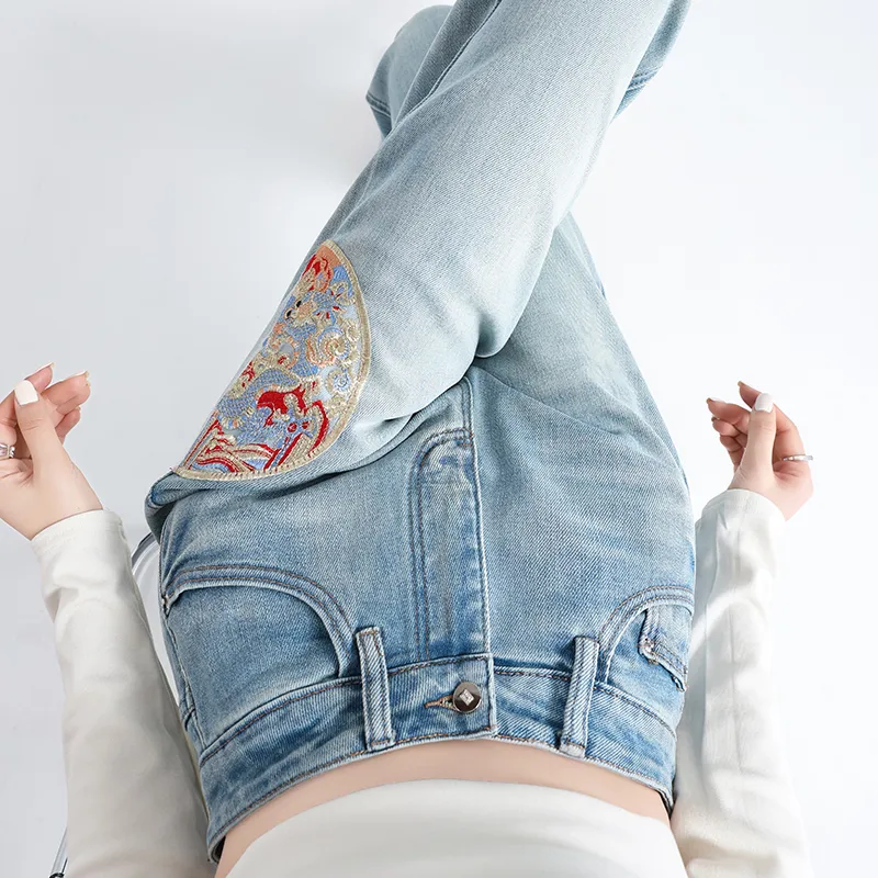 Garbege Jeans Women's Light Blue-7