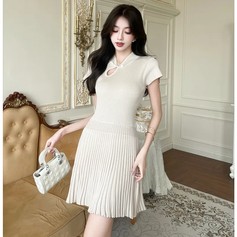 Garbege Short Sleeved Dress Women's-5