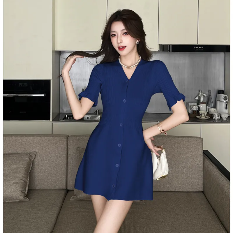 Garbege Short Sleeved Dress Women's-10