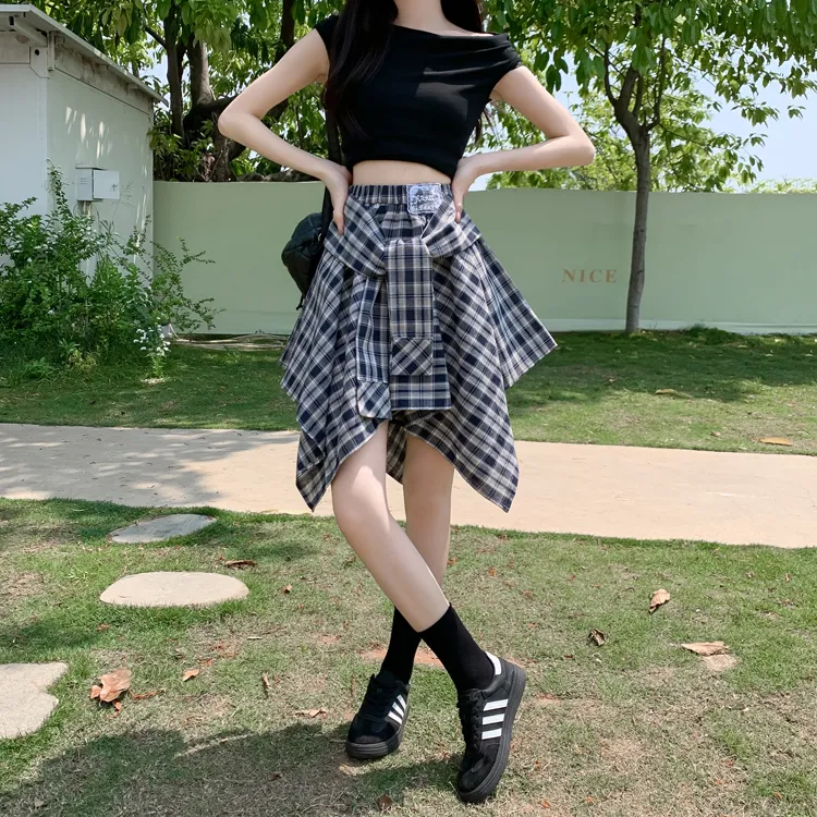 Garbege Casual Short Skirts Women's-8