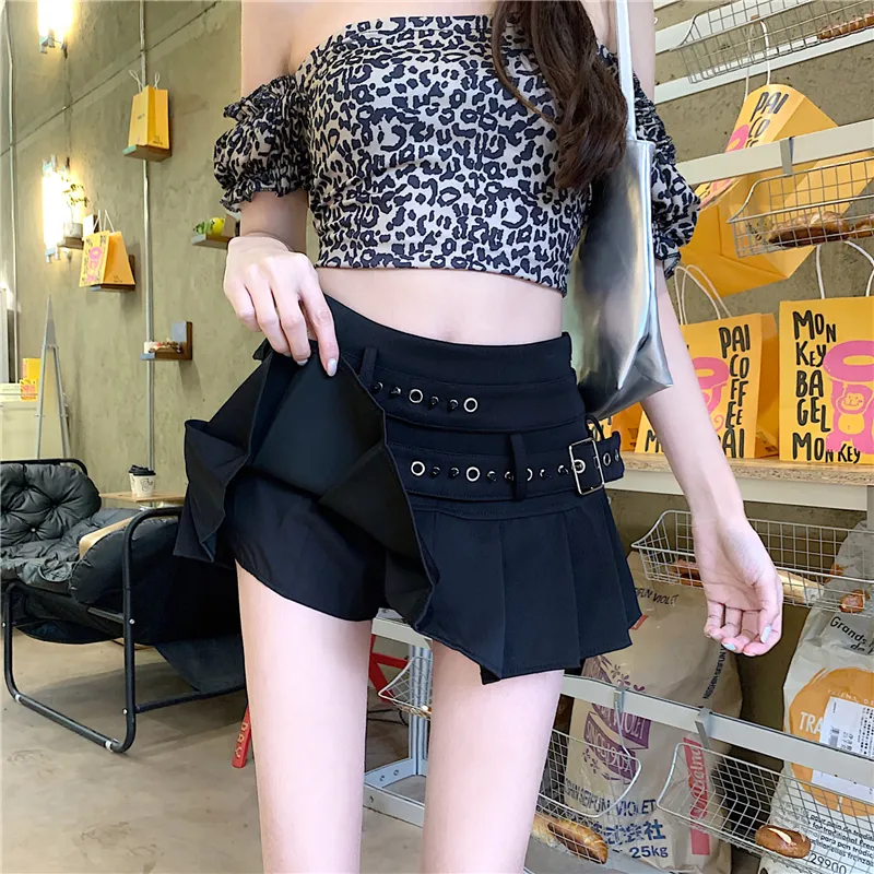 Garbege Casual Short Skirts Women's-10