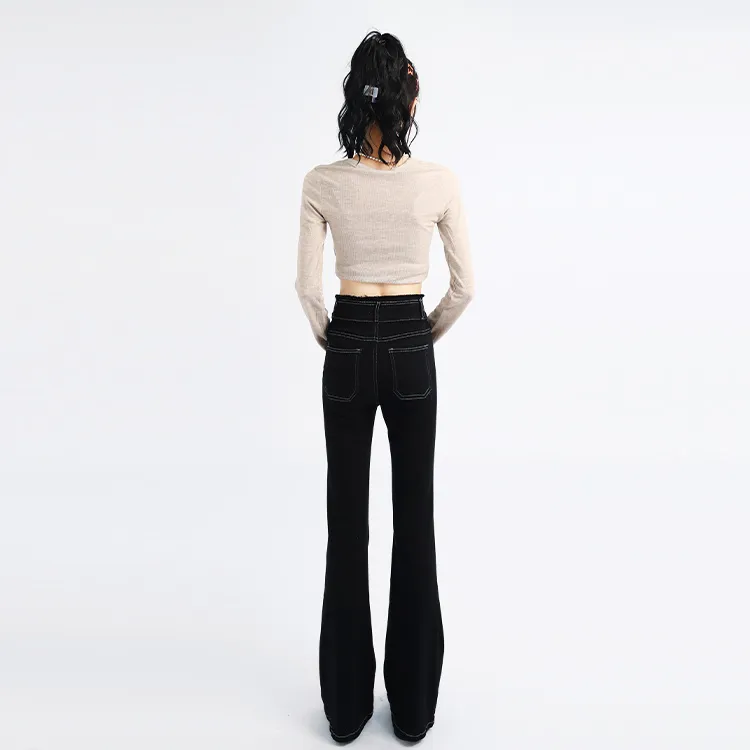 Garbege Jeans Women's Black-2