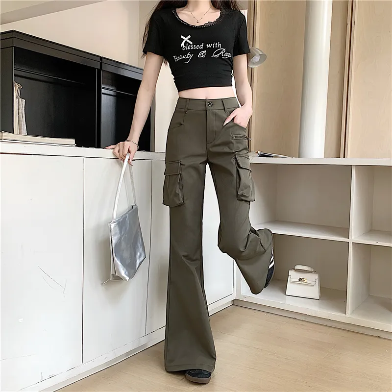 Garbege Casual Pants Women's-7