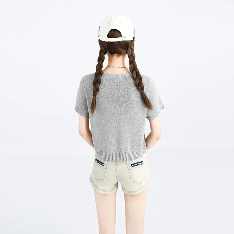 Garbege Denim Hot Pants Women's-2