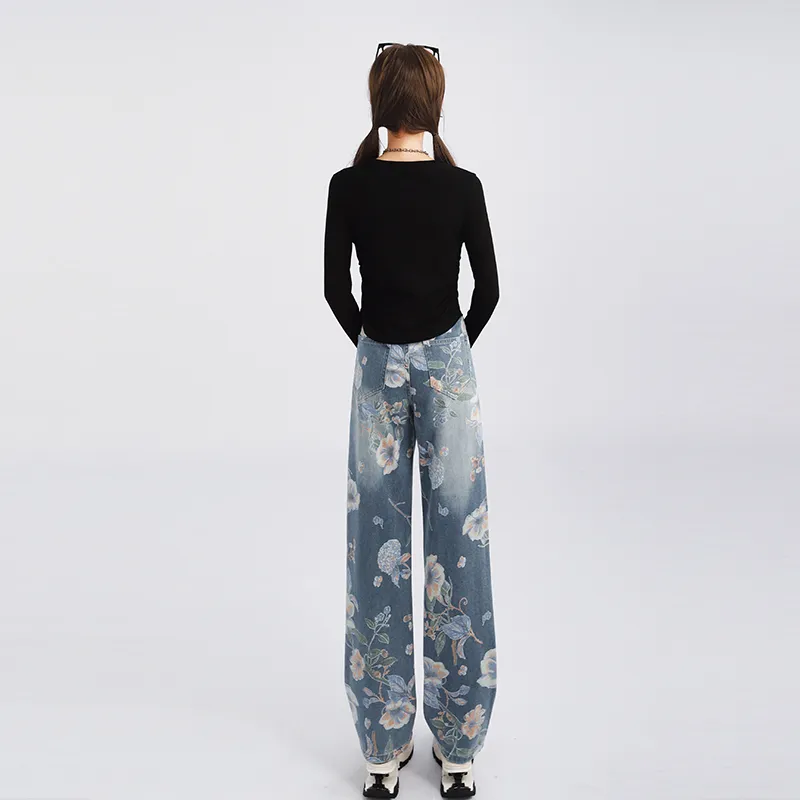 Garbege Jeans Women's Blue-2