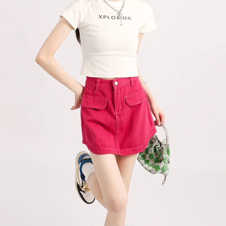 Garbege Denim Short Skirts Women's-13