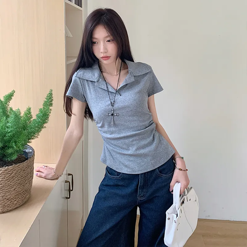 Garbege Set in Sleeve T Shirt Women's-6