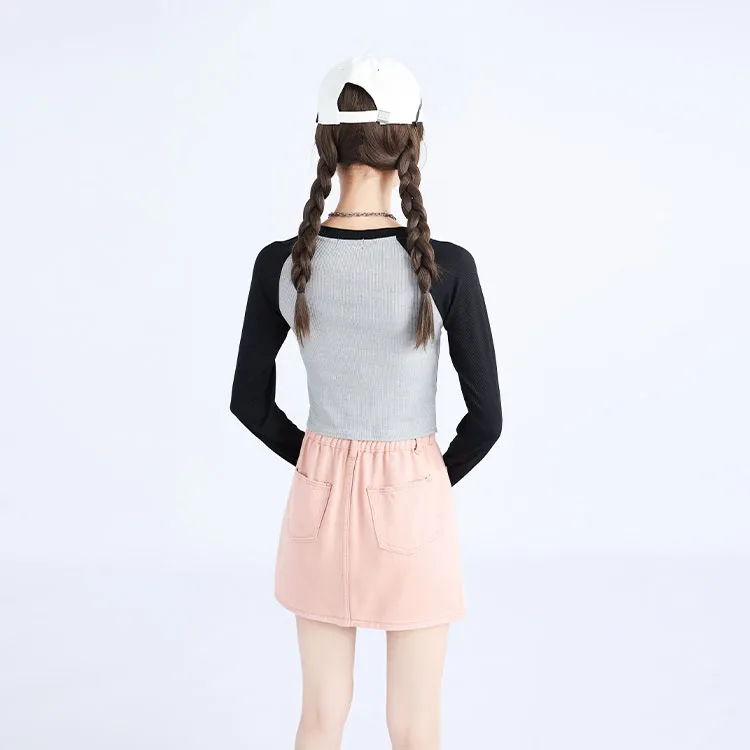 Garbege Denim Short Skirts Women's-2