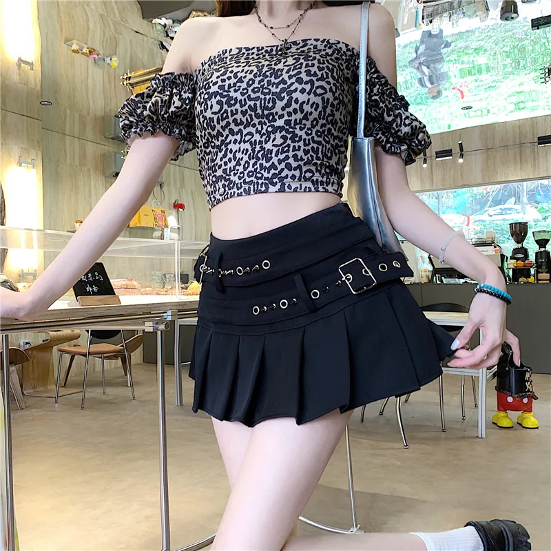 Garbege Casual Short Skirts Women's-8