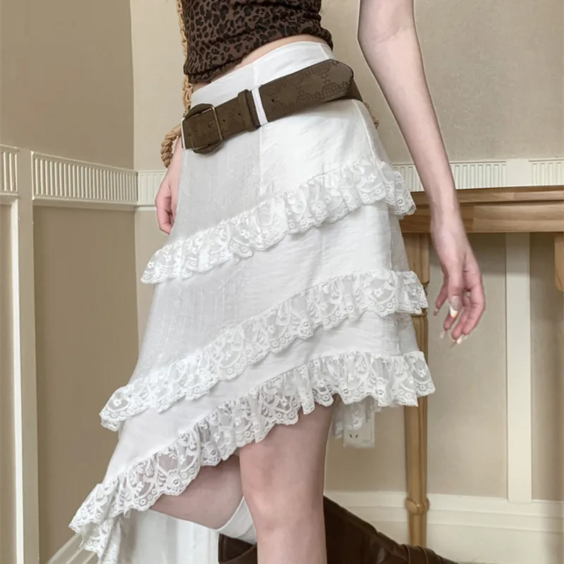 Garbege Casual Long Skirt Women's-4