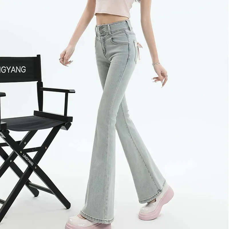 Garbege Jeans Women's Light Blue-4