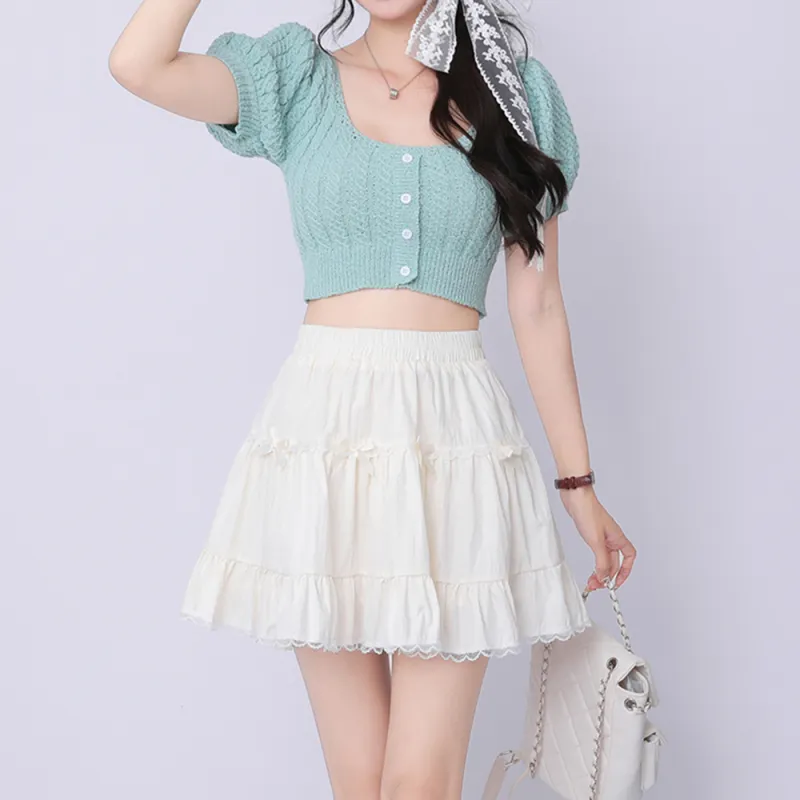 Garbege Casual Short Skirts Women's-3