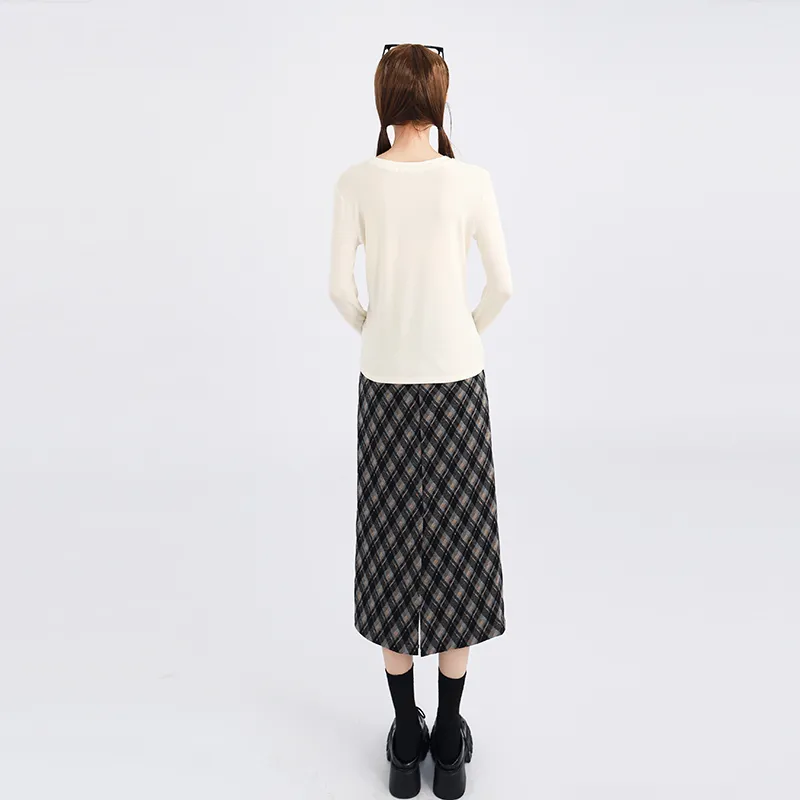Garbege Casual Long Skirts Women's-8