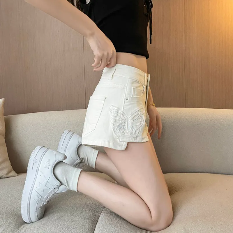 Garbege Denim Shorts Women's-13