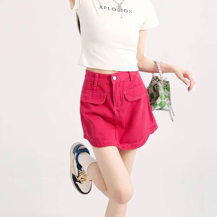 Garbege Denim Short Skirts Women's-12