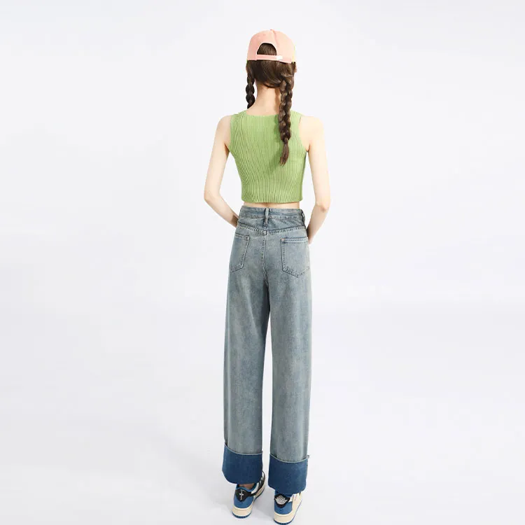 Garbege Jeans Women's Blue-3