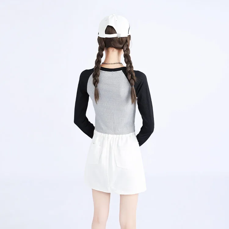 Garbege Denim Short Skirts Women's-5