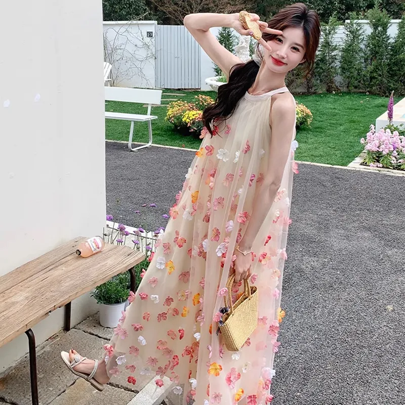 Garbege Slip Dresses Women's Multicolor Dress-5