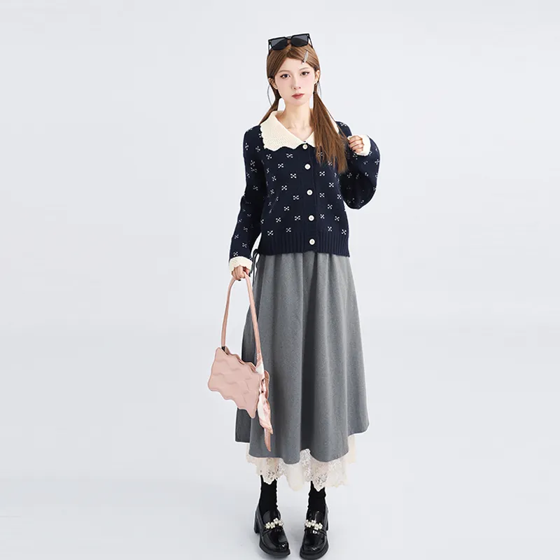 Garbege Two Piece Skirt Sets Women's-3
