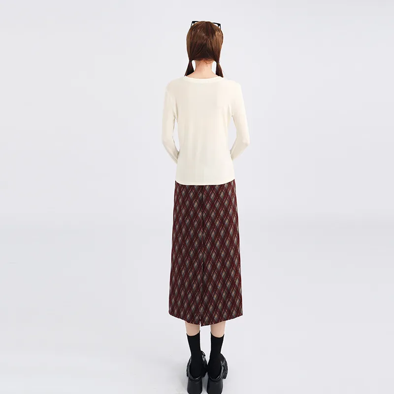 Garbege Casual Long Skirts Women's-5