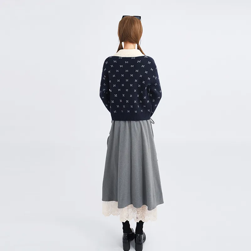 Garbege Two Piece Skirt Sets Women's-5