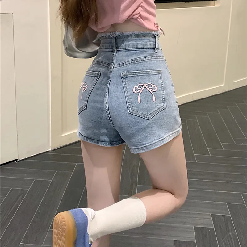 Garbege Denim Hot Pants Women's-3