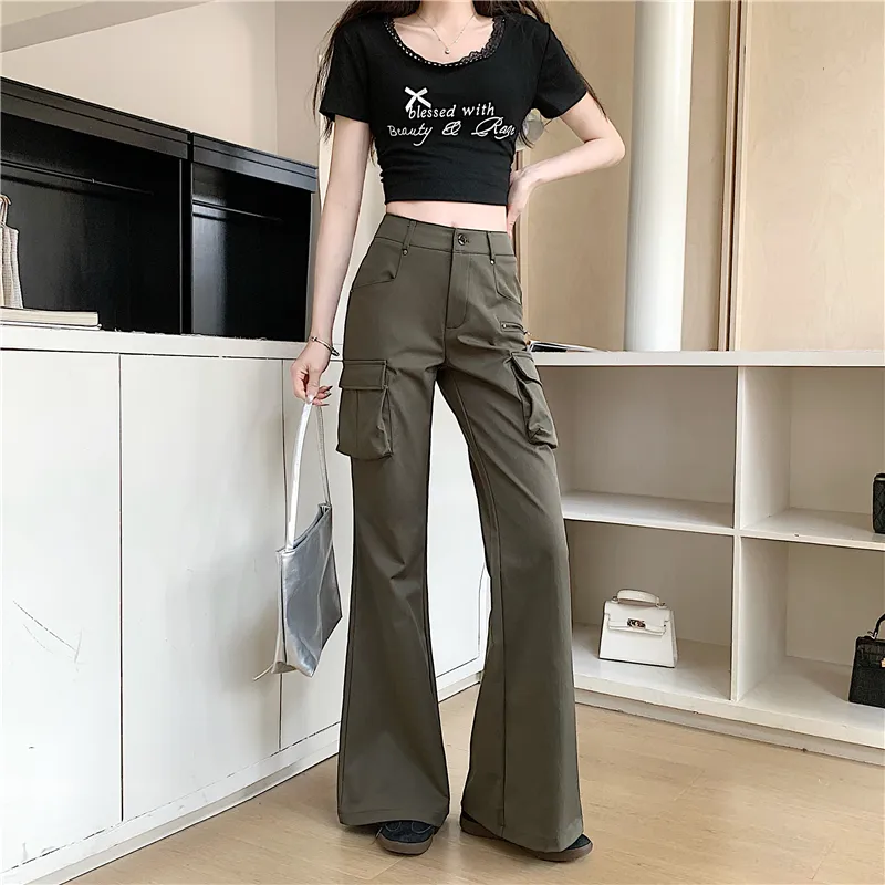 Garbege Casual Pants Women's-3