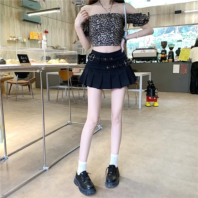 Garbege Casual Short Skirts Women's-9