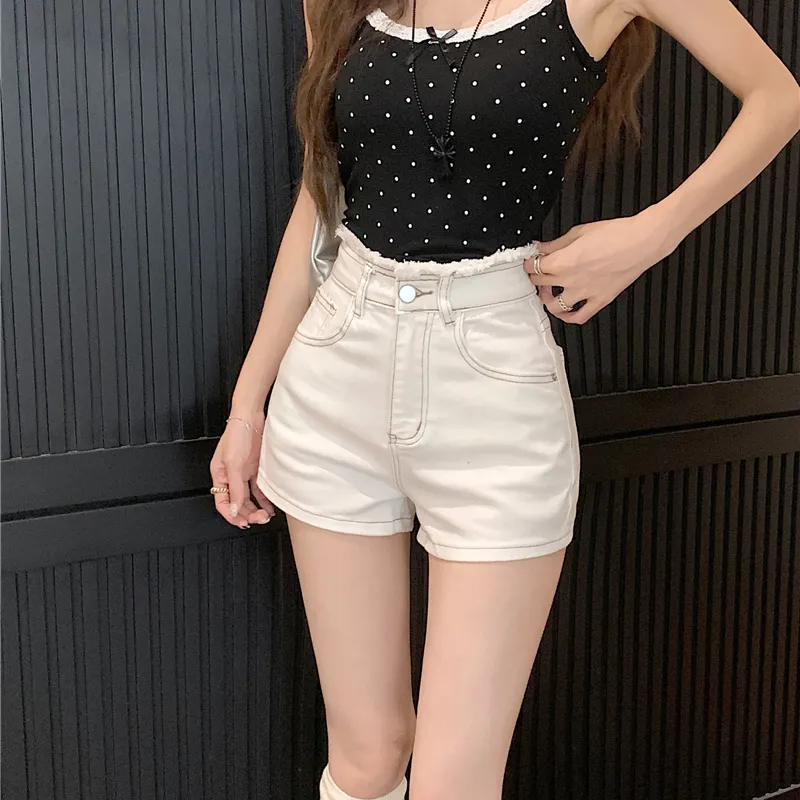 Garbege Denim Hot Pants Women's-9