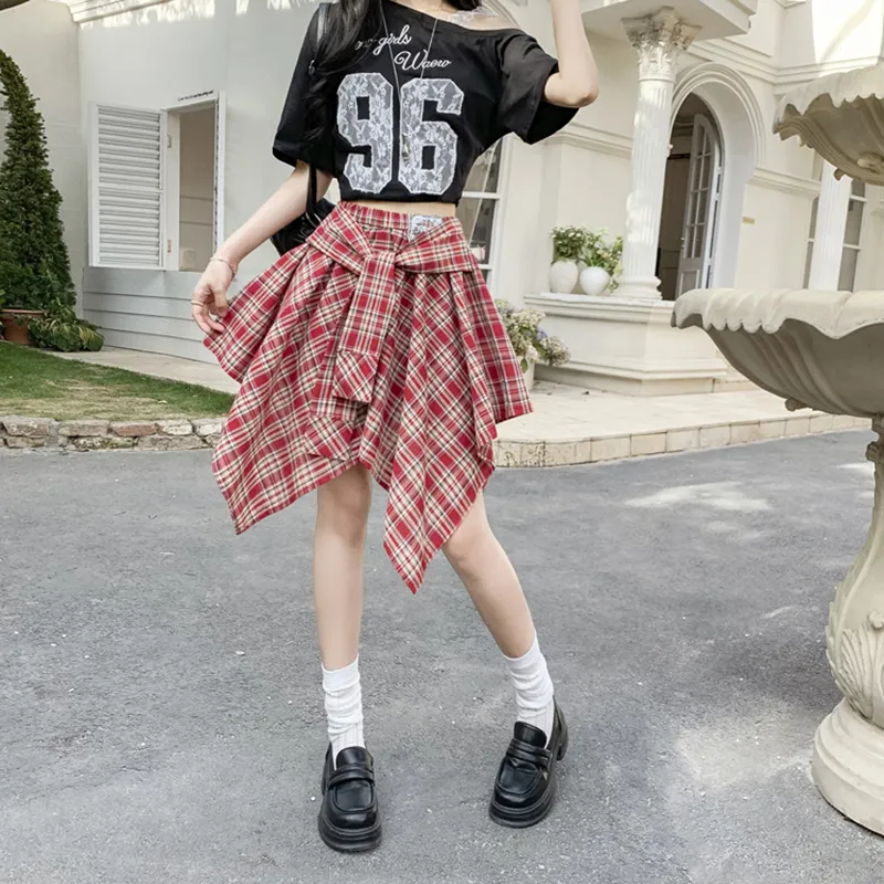 Garbege Casual Short Skirts Women's-2