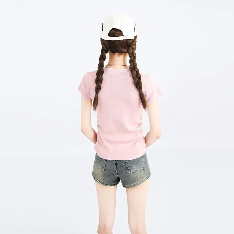 Garbege Denim Hot Pants Women's-2