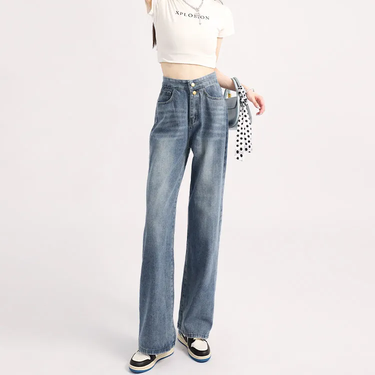 Garbege Jeans Women's Blue-6
