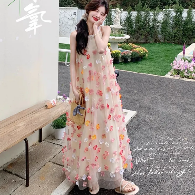 Garbege Slip Dresses Women's Multicolor Dress-7