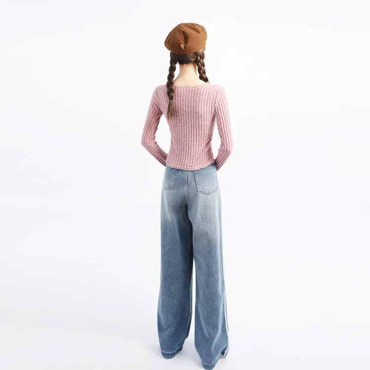Garbege Jeans Women's Blue-2