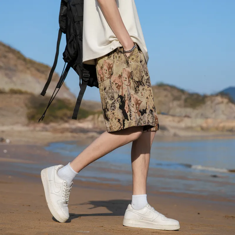OWF Casual Shorts Unisex Santorini Brown-5