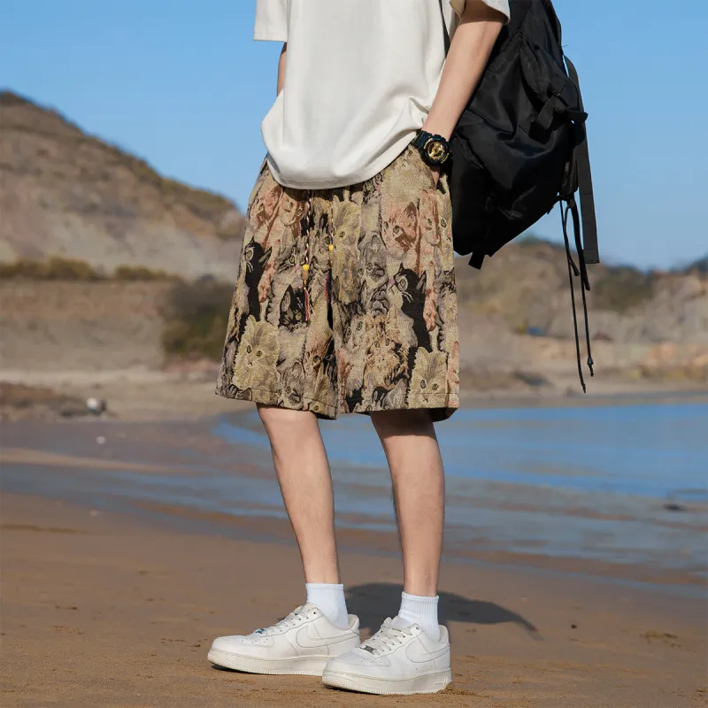 OWF Casual Shorts Unisex Santorini Brown-2