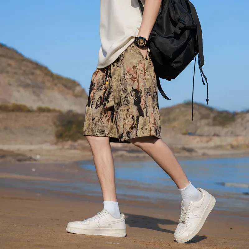 OWF Casual Shorts Unisex Santorini Brown-3