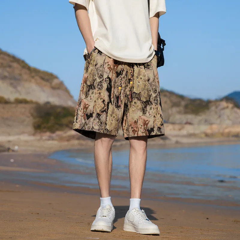 OWF Casual Shorts Unisex Santorini Brown-4