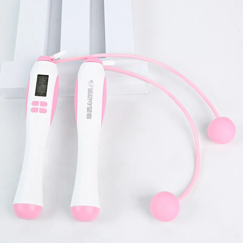 SPTLOOKER Aerobic Fat Reduction Smart Counting Jump Ropes Adults Steel Wire Rope ABS Controller 2.8m-10