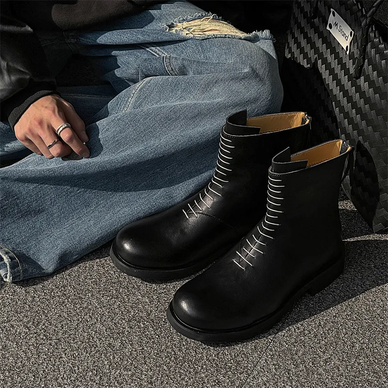 Seasonal Products Ankle Boots Men's Black-2